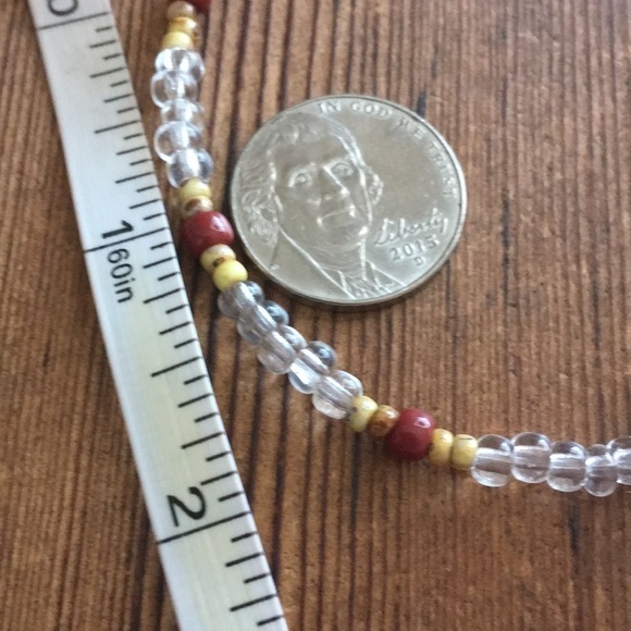 9 In. Men's Beaded Bracelet, Handmade, Men's Boho Beach Bracelet - Picture 3 of 4